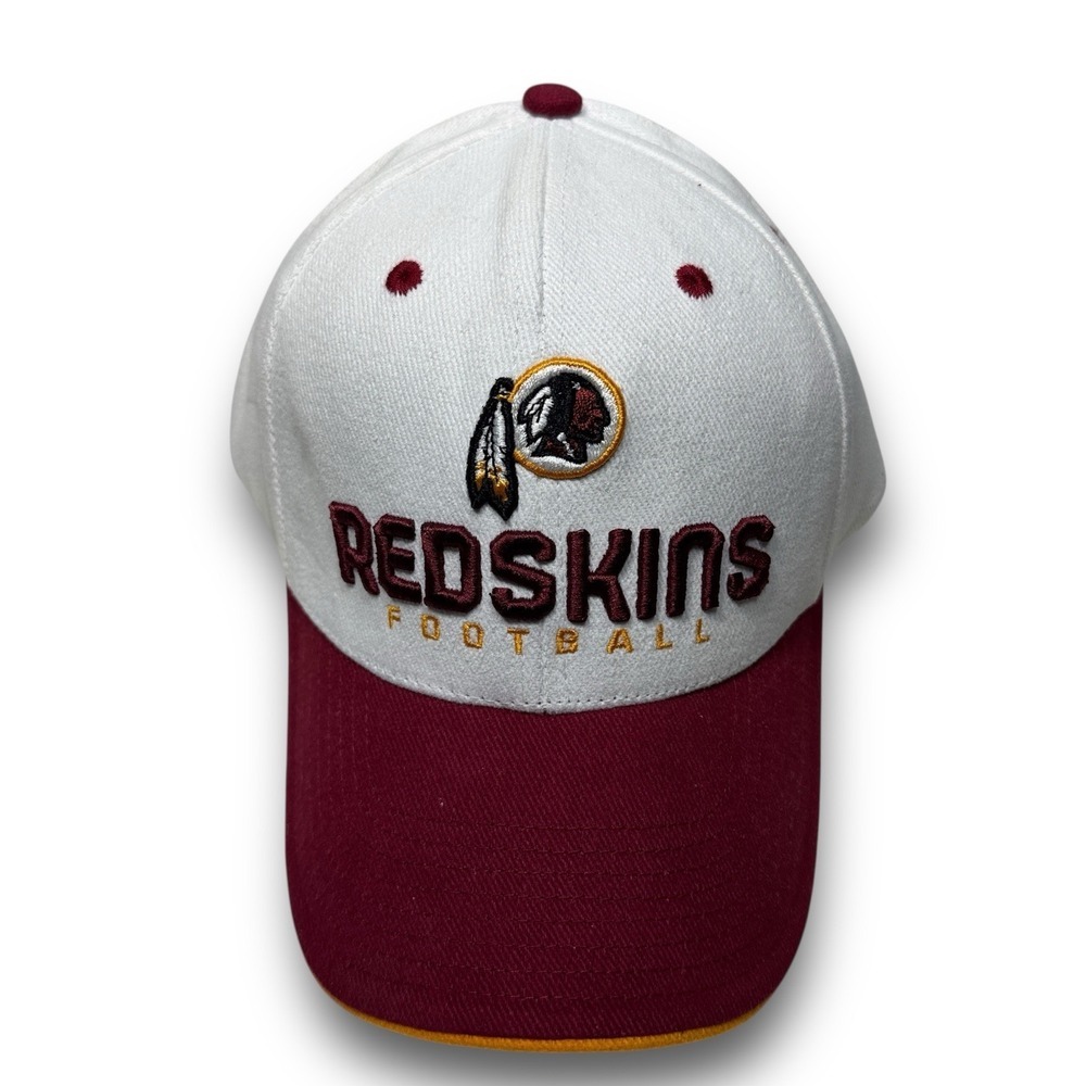 Adidas Washington Redskins NFL Football Strapback Hat OSFM White Red NWOT - Picture 13 of 14